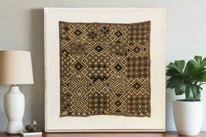 Antikes gerahmtes Textil der Kuba - Bild 1 von 9