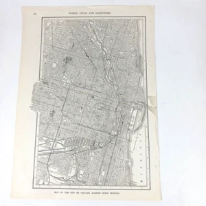 Antique 1920s Buffalo NY Chicago IL City Street Maps from Atlas 1921 - Picture 1 of 15