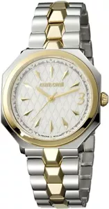 Roberto Cavalli by Franck Muller Women's RV1L031M0036 Two Tone Octagon Watch - Picture 1 of 9