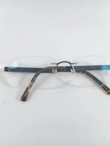 Fleye Jon C.109 Rimless Japan Eyeglass Brown Used Cond Free Lens Wipes #1 - Picture 1 of 9