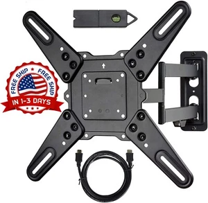 Soporte de pared para TV giratoria de movimiento completo plasma LCD de 27"- 55" - Picture 1 of 8