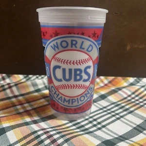 Cubs World Champion 2016 MLB Plastic Cup - Picture 1 of 6