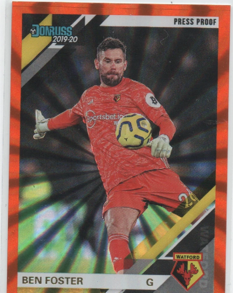 2019-20 Panini Chronicles Donruss Orange #165 Ben Foster Watford insert - Image 1 of 1