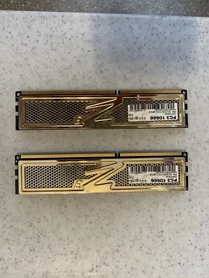 2 GB  10666 gold series ocz3g1333LV6GK lot of 2 - Image 1 of 4