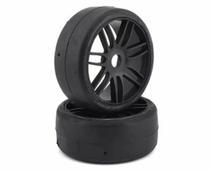 GRP GT - TO2 Slick Belted Pre-Mounted 1/8 Buggy Tires (Black) (2) S1 GRPGTX02-S1 - Picture 1 of 1