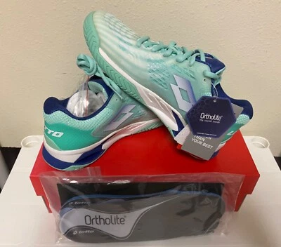 Women’s Lotto Mirage 100 Speed Tennis Shoes White/Sodalite