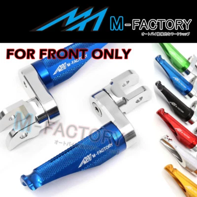 Shinobi CNC Adjustable Front Footpegs 25mm Fit Kawasaki Zephyr 1100 Ninja 250R - Image 1 of 4