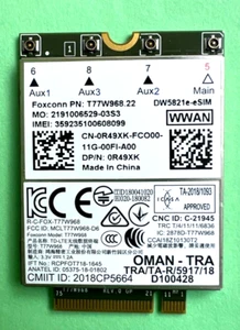 Dell WWAN DW5821e-eSIM T77W968 LTE 4G R49XK für Dell Latitude 5420 - Bild 1 von 1