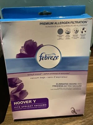 Bissell - Bolsa de filtro Febreze para aspiradoras verticales Hoover Y | 2 bolsas | Modelo # 2V83 Foto 1 de 4