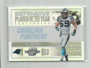Panini Contenders 2017 óptica DPY LUKE KUECHLY #d 95/99 Carolina Panthers - Imagen 1 de 2