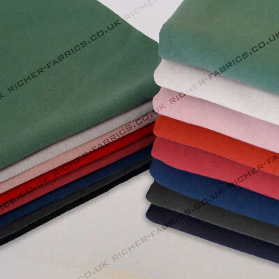 100% Knitted Cotton Heavyweight Sweatshirt Jersey Fleece Hoodie Fabric 320 gram - Image 1 of 2