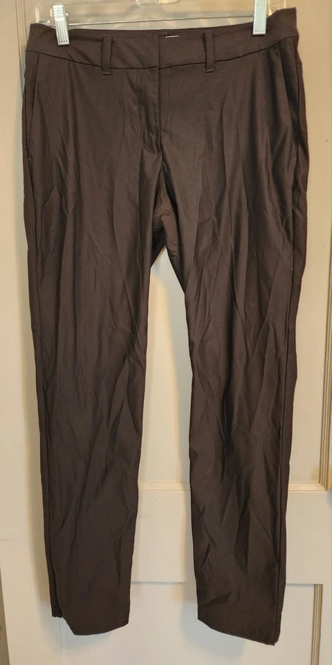 Nike Womens Slim-Fit Dri-Fit Black Golf Pant Size 4 - Image 1 of 4
