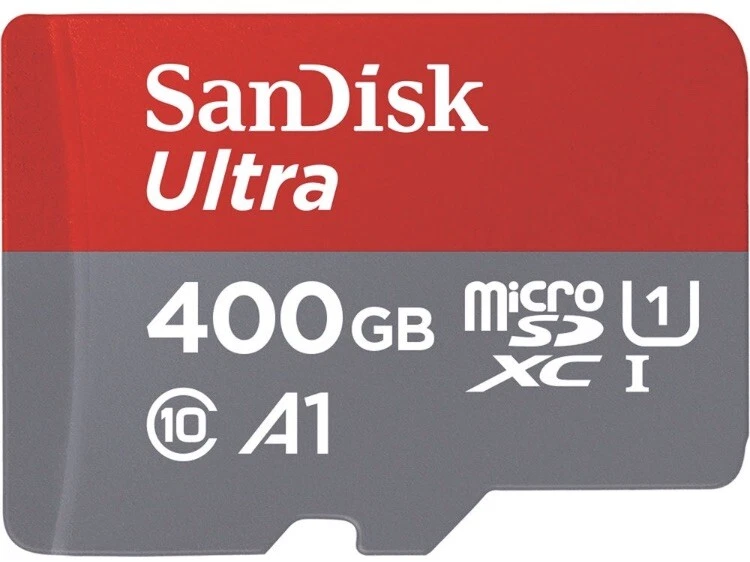 SanDisk 400GB Micro SD SDXC Ultra Memory Card 100MB/s Class 10 with SD Adapter - Image 1 of 1
