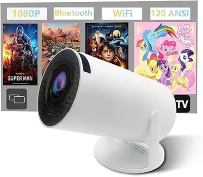 HY300 mini projector, portable projector, outdoor party projector, smart project - Image 1 of 4