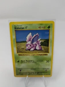 Nidoran M 055/102 Base Set (Shadowless) Regular - Picture 1 of 2