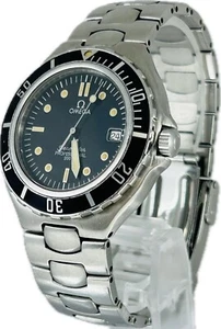 Reloj Omega Seamaster Profesional Pre-Bond 396.1062 Cuarzo Negro Hombre A3643 - Imagen 1 de 12