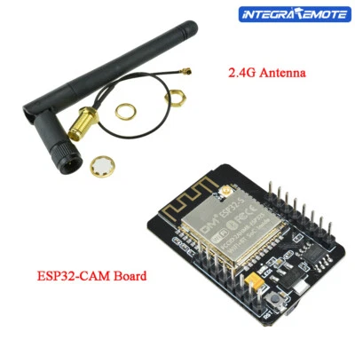 MARKENLOS ESP32-CAM WIFI Tarjeta de desarrollo Bluetooth con módulo de cámara OV2640 + antena 2.4G