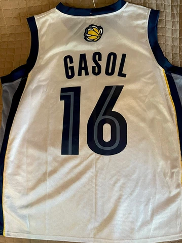 Pau Gasol Memphis Jersey White 16 Basketball Cover