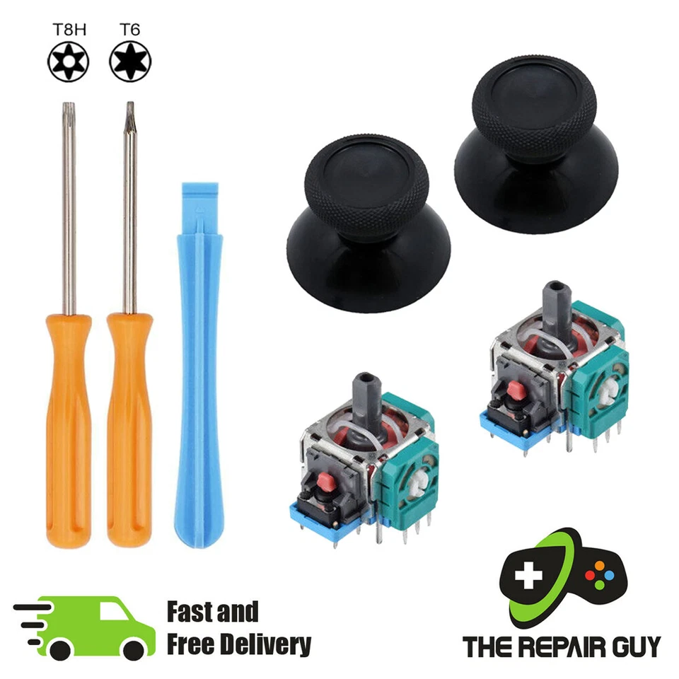 Replacement XBOX One Controller Thumbsticks Analog Sticks Screwdriver Tool Set - Image 1 of 1