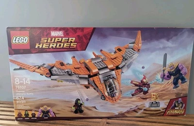 LEGO 76107 Marvel Thanos Ultimate Battle New Sealed Retired Box Wear Complete  - Image 1 of 4
