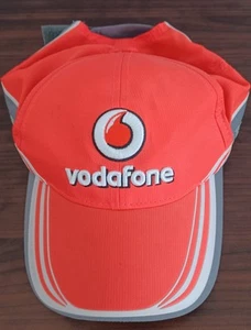 Vodafone McLaren Mercedes Jenson Button F1 Cap Red Silver Formula One - Picture 1 of 2