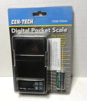 Nuovo articolo scala tascabile digitale Cen-Tech #93543 (pesa fino a 17,64 once) - Immagine 1 di 2