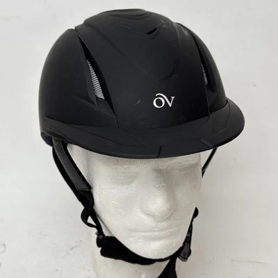 Шлем OVATION OV Deluxe школьный конный черный вентилируемый размер S/M - Изображение 1 из 4