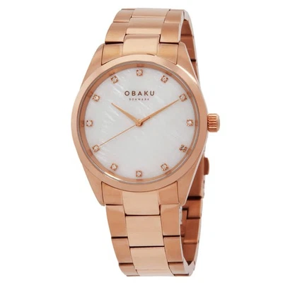 Женские кварцевые часы Obaku Classic белый циферблат V263LXVWSV - Изображение 1 из 3