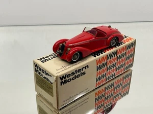 WMS 33 ALFA ROMEO 8C 2900B SPYDER TOURING 1938 -RED 1:43- GOOD IN BOX - Picture 1 of 11