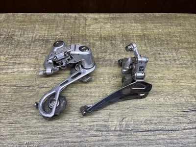 Vintage SHIMANO DEORE XT Deer Head Rear & Front Derailleur RD-M700 FD-M700 1985 - Image 1 of 4