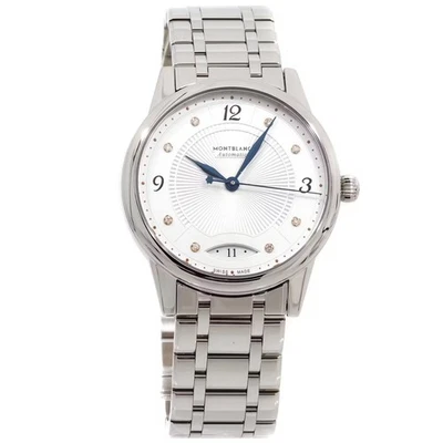 Reloj automático Montblanc 114733 para mujer Boheme plateado-blanco esfera guilloche Foto 1 de 4