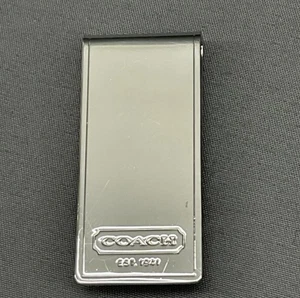 Coach Metallic Silver Money Clip - Picture 1 of 3