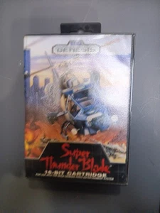 Super Thunder Blade (Sega Genesis, 1989) Case & Manual Only (NO GAME) - Picture 1 of 4