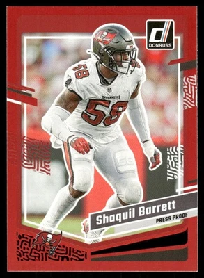 2023 Panini Donruss Red Press Proof - Shaquil Barrett #281 - Image 1 of 2