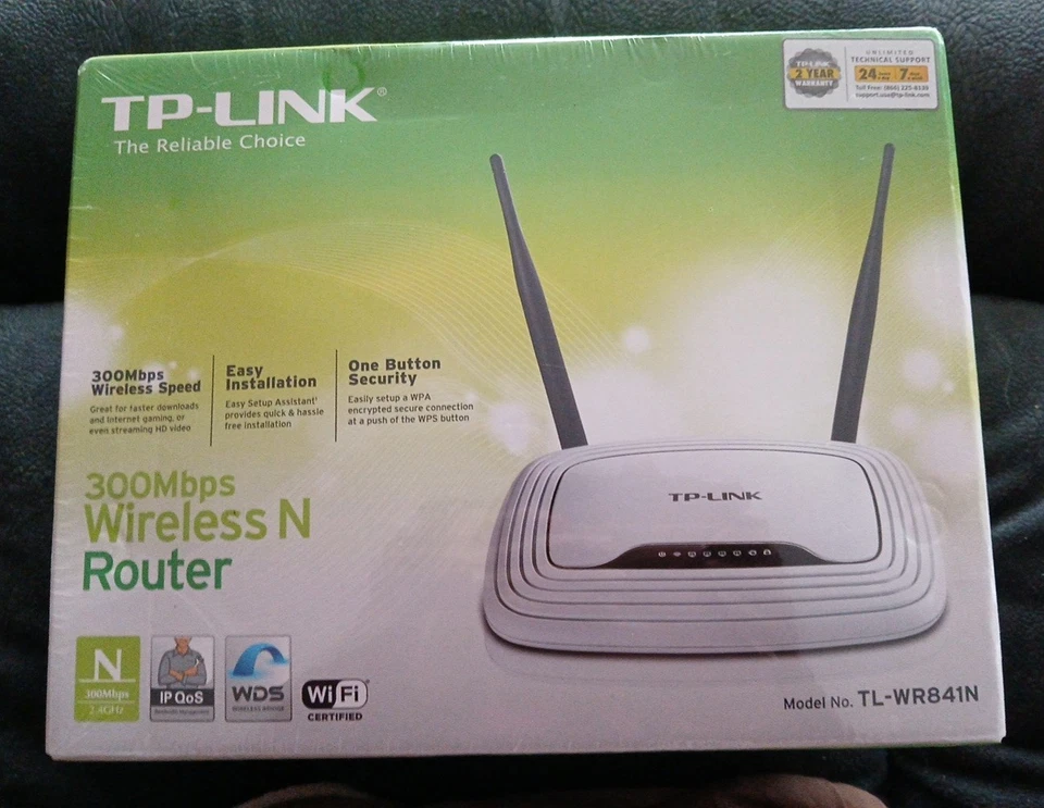 🔥TP-Link TL-WR841N 300mbps Wireless N Router TL-WR841N 300 Brand New Sealed - Image 1 of 1