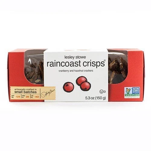 Lesley Stowe - Raincoast Crisps - Avellana Arándano - 6 onzas Foto 1 de 1