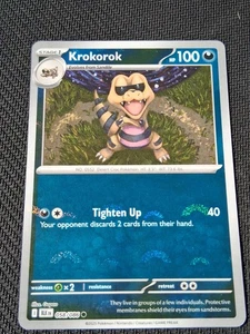 Krokorok 058/086 POKE Ball Pattern Black Bolt English NEAR MINT NM - Picture 1 of 2