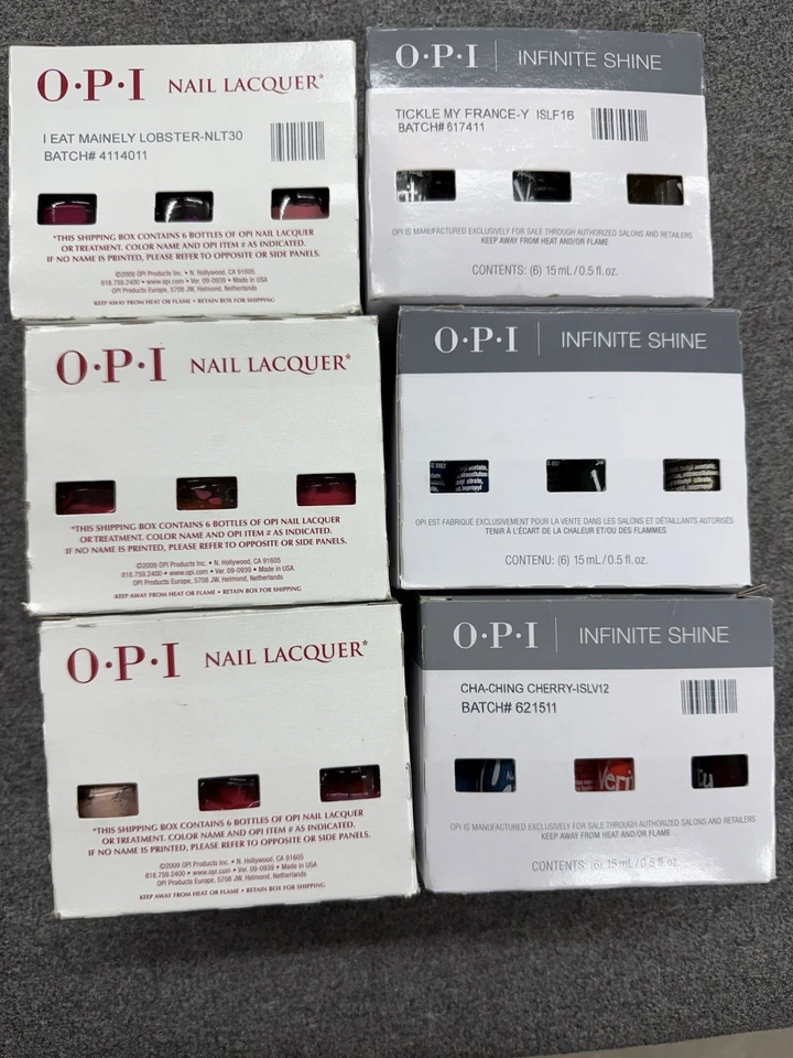 OPI Nail Polish & Infinite Shine Lot 36 Bottles Mixed Colors Salon Bulk New - Image 1 of 4