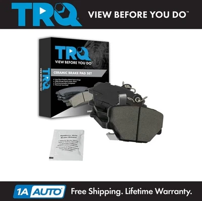 TRQ Front Brake Pads Ceramic For 2008-2016 Smart Fortwo - Image 1 of 4