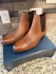 Cole Haan Men's Washington Grand Laser Chelsea Boot Style C38374 8 - Picture 1 of 11