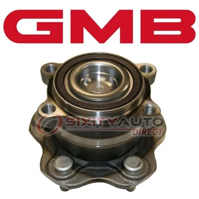 GMB Rear Wheel Bearing Hub Assembly for 2009-2018 Nissan Maxima - Driveline cq Foto 1 de 4