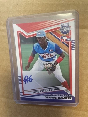 2022 Panini Elite Extra Edition - German Ramirez #214 Signatures (AU, RC) - Image 1 of 2