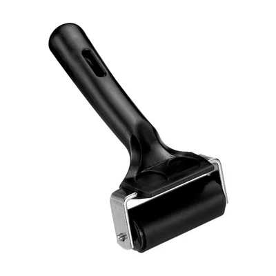 3 Inch Rubber Roller Brayer Tools for Printmaking Wallpaper Art Craft, Black Foto 1 de 4