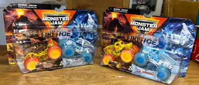 Monster Jam Fire & Ice Series 3 Complete Set 1:64 Scale Monster Trucks Brand New - Image 1 of 4