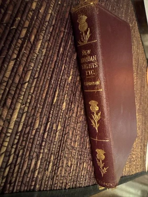 RL Stevenson-New Arabian Nights Etc-Nelson New Century-Antique Leather Lovely Foto 1 de 4