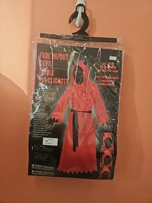 NWT Fade In/Out Devil Child Sz S(4-6) Halloween Costume Eyes Glow Fun World - Image 1 of 4