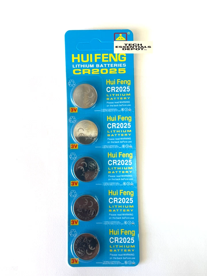 LOT CR2025 DL2025 ECR2025 3V Lithium Coin Battery for Watch Key Fob Remote NEW - Image 1 of 1