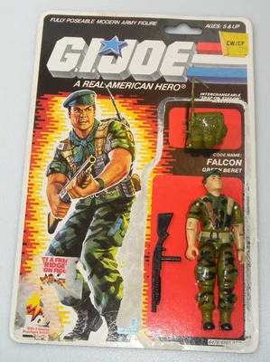 1987 年猎鹰 v1 公仔文件卡老式 G.I. 特种部队 3.75 ARAH 批量 * 100% 完整 — 第 1/4 张图片