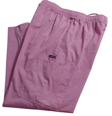 Pantalones Médicos Sivvan Rosa Carga Mezcla Algodón Talla XL NUEVOS SIN ETIQUETAS Foto 1 de 4