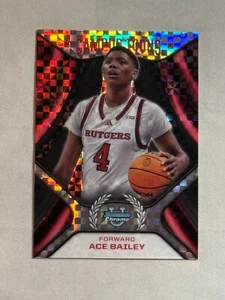 2024-25 Bowman Chrome University X-Fractor Campus Icons Ace Bailey #CI-2 Rutgers - Foto 1 di 2